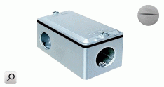 Caja paso rectg   1_1/4"BSP 4v "X" AlFo inter