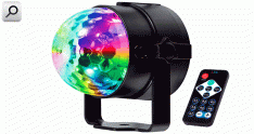 Artef proy efectos LEDs   3W RGB Bola disco