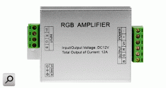 Amplifica potencia p-LEDs RGB  12-24V 12A