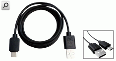 Cable armado PC 1M USB-A a 1M USB-C