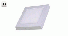 Artef techo LEDs  1x 18W BLC cuad L200 panel