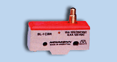 Microcontacto caja c-boton 5mmD NA-NC BL-1
