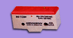 Microcontacto c-boton 2,5mmD metal NA-NC BS-1
