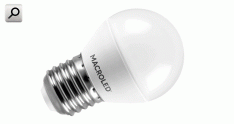 Lampara LEDs Gota   6,0W BLC 220V G45     E27