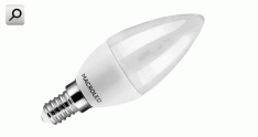 Lampara LEDs Velita   6,0W BLC 220V C37   E14