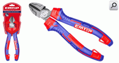 Alicate  180mmL corte oblicuo Cr V