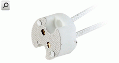 Portalamp GU5.3 ceramico c-cable