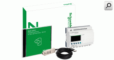 Micropr ZELIO; Kit SR2B201FU + Soft + Cable