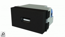 Mod cargador 1 USB NEG   1,0A Verona Platinum