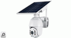 CCTV; Camara c-panel solar 6V 7,8W 120º IP67